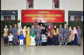 Syukuran Kenaikan Pangkat, Pasmar 2 Gelar Buka Puasa Bersama