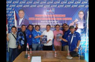 Mantan Birokrat Pemko Siantar Daftar ke Partai Demokrat :  Kurnia Rajasyah Saragih ST MM dan Reinward Simanjuntak   Maju Pilkada Pematang Siantar