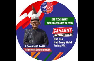 Sudah saatnya Zonny Waldi pimpin Simalungun.
