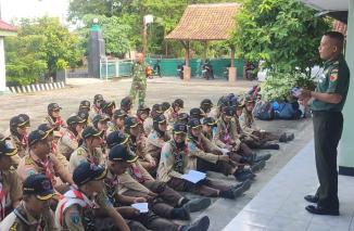 Babinsa Binaan Siswa Bentuk Karakter dan Disiplin