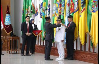 Mendagri Lantik Samsudin staf Ahli Bidang Hukum Pada Kementrian Pemuda Dan Olah Raga RI Menjadi PJ Gubernur Lampung
