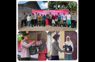 Menyambut Hari Bhayangkara ke-78, Polresta Banyuwangi Gelar Kegiatan Bakti Sosial