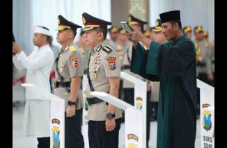 Kapolda Jatim Pimpin Sertijab Pejabat Polda dan Kapolres Jajaran Polda Jawa Timur