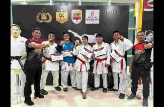 _Karateka Polda Sulteng Bawa 5 Medali Emas Piala Kapolri 2024