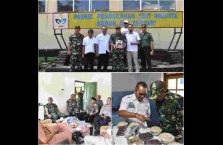 Dandim 0825/Banyuwangi Berkunjung Ke Pabrik Pengolahan Kopi Lanang Robusta Malangsari Kalibaru