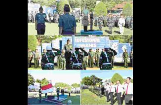 Dandim 0825/Banyuwangi Pimpin Upacara Bendera 17 Juli 2024 Di Lapangan Hijau Makodim