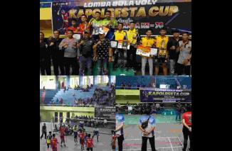 Lomba Bola Voly Kapolresta Cup Polresta Banyuwangi telah Usai, ini Nama-nama Juaranya