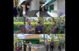 Kasdim 0825/Banyuwangi Tinjau Progres Program Rutilahu wilayah Koramil Kota Dan Koramil Glagah