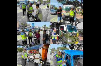 Satlantas Polres Cilegon laksanakan Ops Patuh maung 2024 di simpang PCI Kota Cilegon