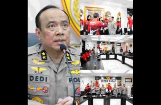 Lepas Kontingen Taekwondo Polri ke Malaysia dan Thailand, As SDM Kapolri Motivasi Atlet Dengan Beasiswa Pendidikan