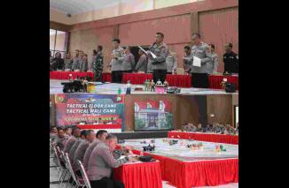 Polresta Sidoarjo Gelar TFG dan TWG Pengamanan Pilkada Serentak 2024