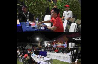 Polres Probolinggo Gelar Piramida, Nobar Final Piala AFF U-19 Rawat Sinergitas Bersama Media