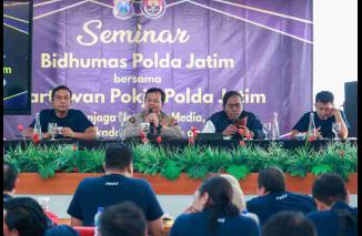 Bidhumas Polda Jatim Gandeng Media Siap Ciptakan Pilkada 2024 Aman dan Damai