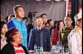 Danyonmarhanlan VIII bersama Prajurit Petarung Bitung Turut Menghadiri serta Mengamankan kegiatan Opening Ceremony Festival HAM Kota Bitung Tahun 2024