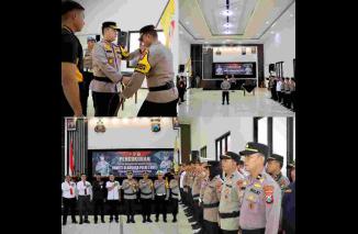 Kapolresta Banyuwangi Mengukuhkan Pengurus Komite Olahraga Polri