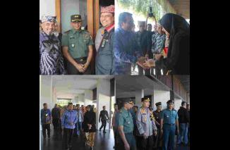 Dandim Bersama Forpimda Sambut Kedatangan Ketua Mahkamah Agung RI Dan Kepala BNN RI