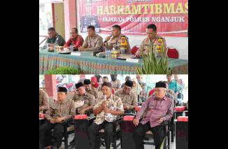 Polres Nganjuk Gelar Jum’at Curhat, Upaya Rawat Sinergisitas Kamtibmas Jelang Pilkada Serentak 2024