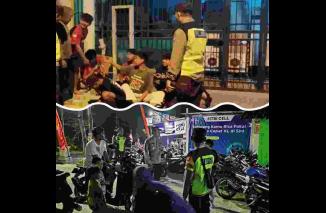 Antisipasi BaLi, Polres Ngawi dan Polsek Jajaran Patroli Blue Light