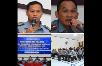 Gelar Monev Capaian Kinerja Semester I, Kalapas Banyuwangi Tekankan Integritas Pegawai