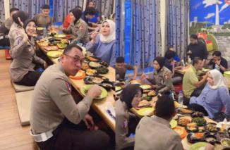 Nasib Warung Umi Kalsum Ayu Ting Ting Saat Ramadhan: Rombongan Polisi Mengunjungi Tempat