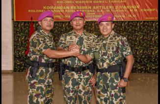 Kolonel Marinir Daniel Tarigan Resmi Jabat Komandan Brigif 2 Marinir
