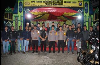 Polres Bengkalis Gelar Sahur On The Road dan Sahur Bersama Masyarakat,Pemuda,Komunitas Motor,Mahasiswa dan Media