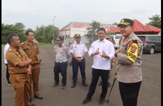 Lapangan Expo Kalianda, akan dijadikan Posyan Selama Operasi Ketupat Idul fitri 2025