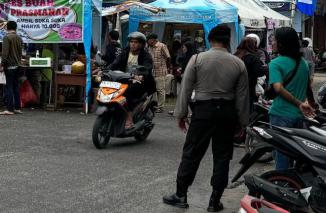 Polres Bangka Barat Rutin Laksanakan Strong Point Jelang Buka Puasa