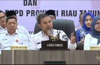 Gubernur Riau: Ini Belum Pernah Terjadi Sepanjang Sejarah, Riau Bisa Bangkrut