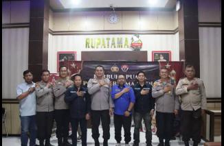 Gelar Berbuka Bersama Polres Murung Raya Dan Insan PERS Sekabupaten Murung Raya