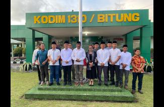 Kapolres Bitung AKBP ALBERT ZAI.,SIK.,MH menghadiri Kegiatan Buka Puasa Bersama di Markas Kodim 1310 Bitung