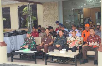 Kodim 0431/Bangka Barat Mengikuti Kegiatan Apel Gelar Pasukan Serentak Ketupat Menumbing 2025