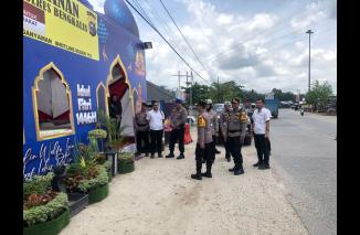 Kapolres Bengkalis Pastikan Kesiapan Pos Terpadu dan Pos Pelayanan Operasi Ketupat 2025