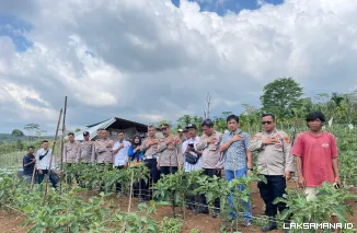 Dukung Ketahanan Pangan, Polres Lampung Utara Lombakan Pekarangan Pangan Bergizi