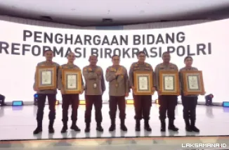Lima Polres di Polda Lampung Raih Penghargaan Kapolri Kategori Pelayanan Prima dan Predikat Pembangunan Zona Integritas Tahun 2024