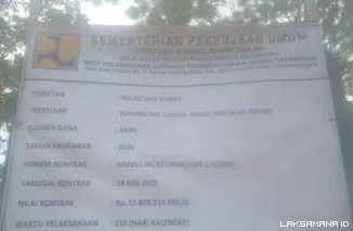 Ada Apa Dengan Proyek Rehabilitasi Daerah Irigasi Way Bumi Agung Barat Lampung Utara Menjadi Sorotan Diduga Pagu Anggaran Terkesan Ditutup Tutupi !!!