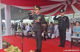 Polres Bitung Gelar Upacara Peringatan Hari Bhayangkara ke-79