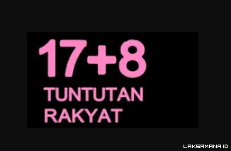 17+8 Tuntutan Rakyat" Viral, Desak Pemerintah Segera Bertindak