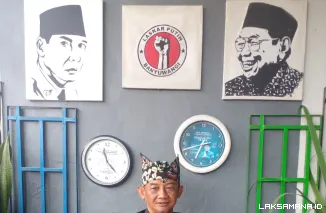 Kang Anas dengan tarian Gandrung , selendang Gandrung dari ujung timur Pulau Jawa yang melegenda