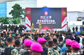 Wika Salim dan Duo Serigala Goyang Lapangan Merdeka di Puncak HUT ke-80 TNI