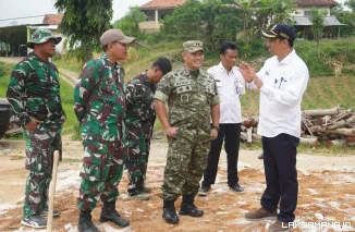 Tinjau TMMD 127, Dansatgas Pastikan Progres Sesuai Target