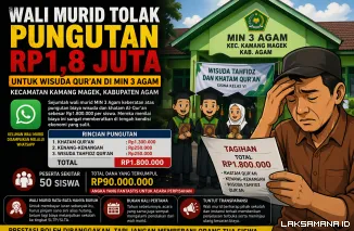 Pungutan Rp1,8 Juta di MIN 3 Agam Tuai Protes, Wali Murid: Ini Sangat Memberatkan!
