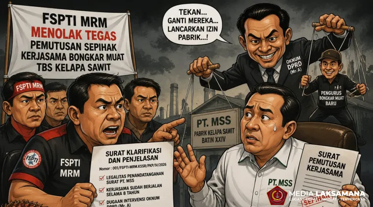 Cawe-cawe Bupati Berujung Pemutusan Kerjasama PT. MSS dengan Sertifikat Buruh FSPTI MRM