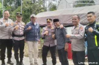Kapolres Solok Pimpin Panen Raya Jagung Serentak Kuartal II Dukung Swasembada Pangan Nasional