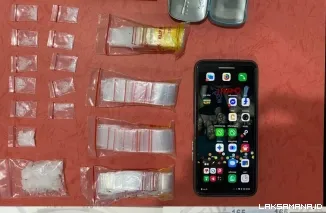 12 Paket Sabu Disita, Satresnarkoba Lampung Utara Ringkus Dua Terduga Pelaku