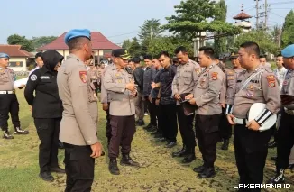 Propam Polres Lampung Utara Perketat Pengawasan Internal, Personel Jalani Pemeriksaan Disiplin