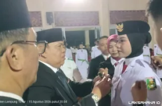 32 Paskibraka Lampung Timur Siap Kibarkan Merah Putih, Azwar Hadi: Jadilah Teladan Generasi Muda