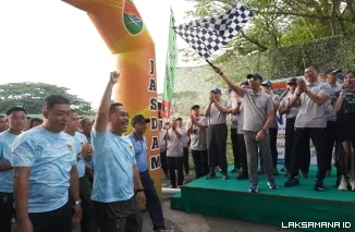 Bukan Sekadar Jalan Sehat, TNI--Pemda Satukan Barisan: Sinergitas untuk Lampung Makin Kokoh
