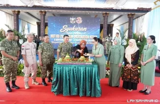 79 Tahun Mengabdi, Korem 043 Garuda Hitam Teguhkan Komitmen Pengabdian untuk Lampung