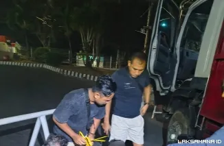 Tujuh Paket Diduga Sabu Diamankan di Depan SPBU Tangkoko, Dua Pria Dibawa ke Polres Bitung